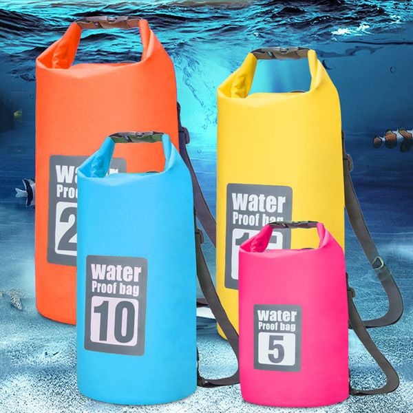 

ranka 10l 20l swimming waterproof bags storage dry sack bag for canoe kayak rafting outdoor sport bags travel kit equipment