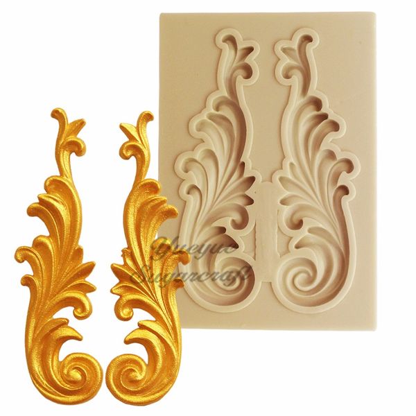 

yueyue sugarcraft barque silicone mold fondant mold cake decorating tools chocolate gumpaste