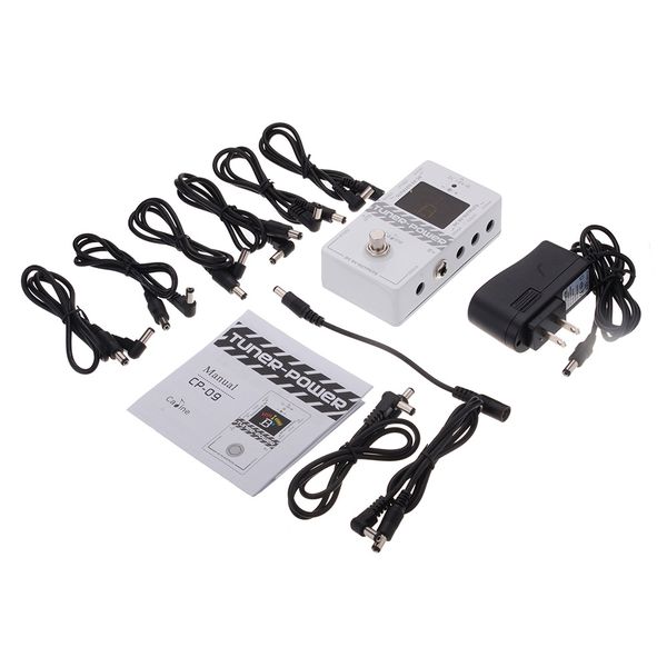 

multifunctional 4-in-1 guitar tuner for dc 9v effects pedal power supply