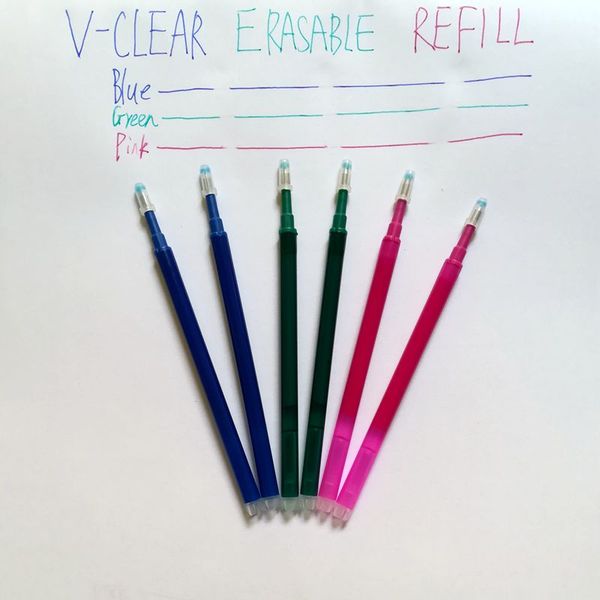 

erasable pen refill kawaii gel refill pen material escolar stationery office supplies school student 3 colors gel ink