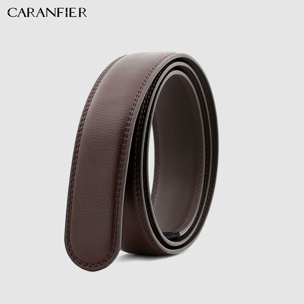 

caranfier new men's belts leather belt for men mens automatic buckle belt brown cintos ceiture, Black;brown
