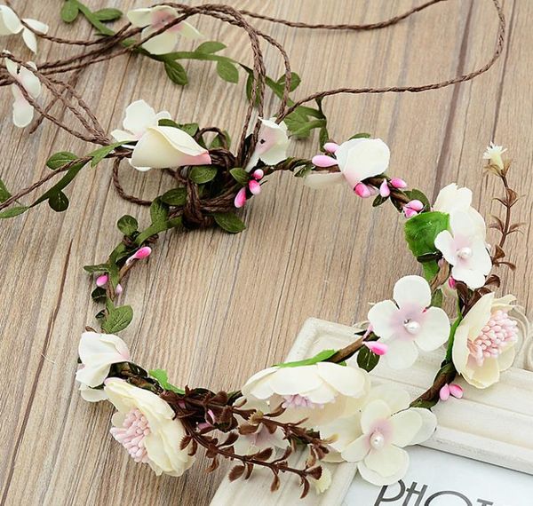 

bridal ornaments, bridesmaids, rattan ladies, wreath beaches, beach tourism headwear, Silver