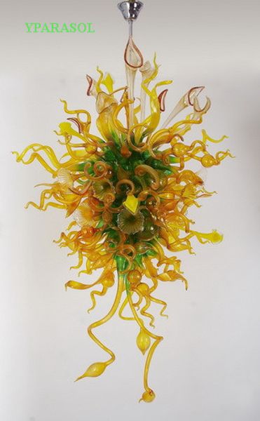 

100% mouth blown borosilicate italian style crystal led light residential light fixtures chihully hand blown glass chandelier