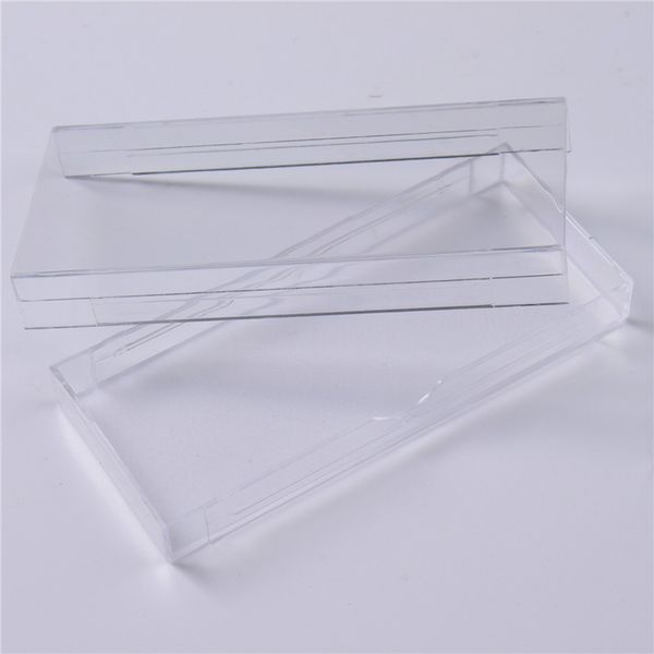 

30PCS high quality Packing box for eyelash blank eyelashes plastic package transparent lid black tray Magnet Eyelashes