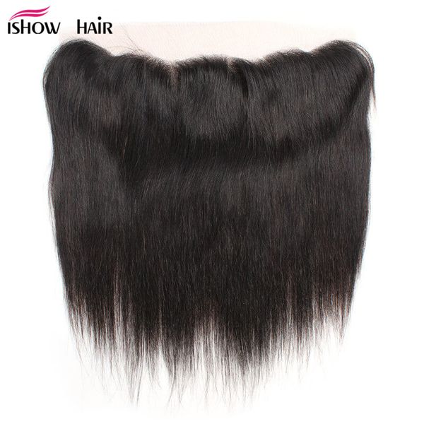 

8a whole ale brazilian traight hair 13x4 ear to ear pre plucked lace frontal clo ure with baby hair human hair part hipping