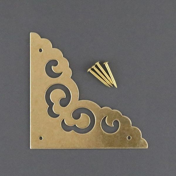 

10 фото античная латунь угловой кронштейн мебель стол шкаф коробка ювелирных изделий деревянная коробка аппаратных средств углу полые кружев