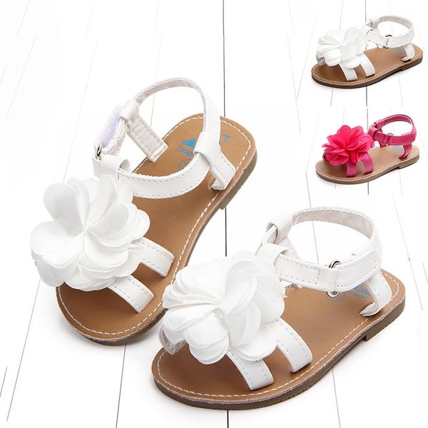 

summer peony flower pu baby sandals baby sandals baby shoes