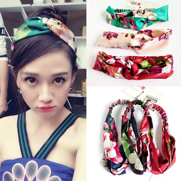 

2019 fashion women headbands elastic headwear hair accessories cute hairbands for girls