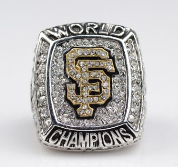 

Newest Men fashion jewelry 2012 San Francisco G ia nts National Team championship ring alloy sports fans collection souvenirs Christmas gift