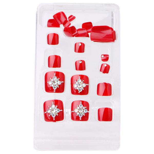 

new 24pcs nail art cute full cover french 3d fake false toe nails tips decor diy, Black