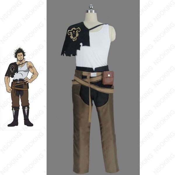 

new black clover yami sukehiro cosplay costume anime party uniform full set custom made
