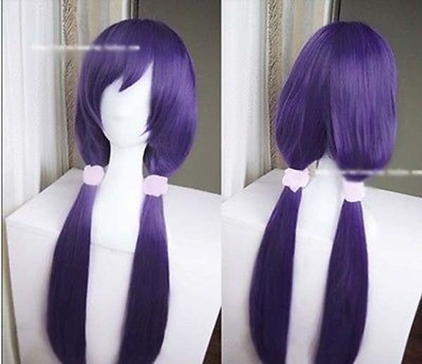 Amar viver ! Nozomi Tojo longa reta cabelo sintético roxo partido cosplay perucas