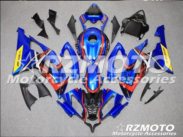 Stampi per iniezione Nuove carenature per Yamaha YZF-R6 YZF600 R6 08 15 R6 2008-2015 Kit carenatura moto in plastica ABS Blu nero Rosso d3