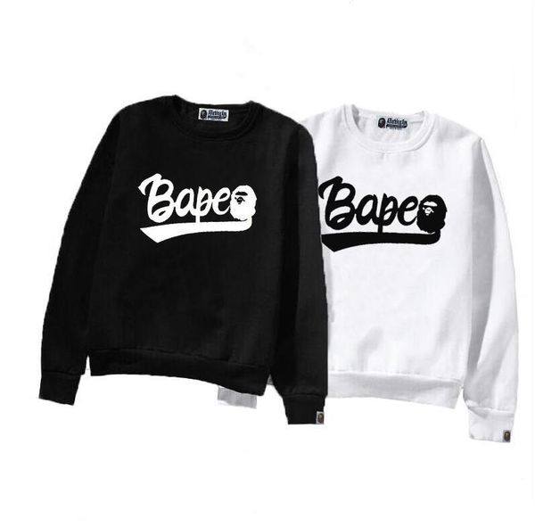 

designer hoodies fashion tide sweatshirt streetwear mens hoodie casual thick long sleeve cotton blend slim style crew neck size s-2xl, Black