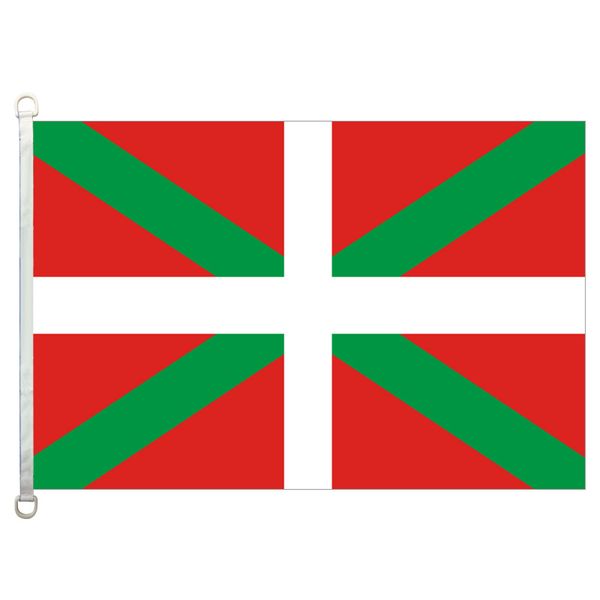 

good flag]bbasque country flags banner 3x5ft-90x150cm 100% polyester country flags, 110gsm warp knitted fabric outdoor flag