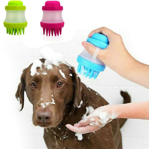 

2018 Новый Pet шампунь диспенсер для купания щетка для мыла дозирующая щетка Силикон