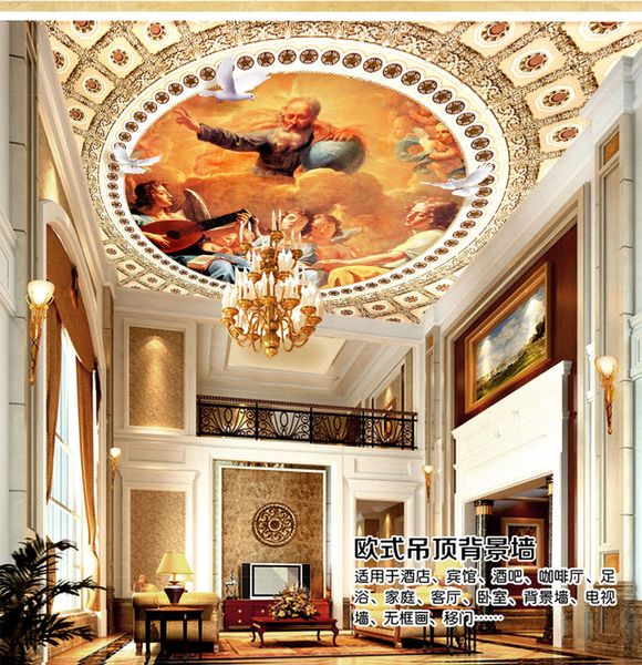 

обычай розничная облако бог бог ангел зенит фреска бог ведет ангелов к двери