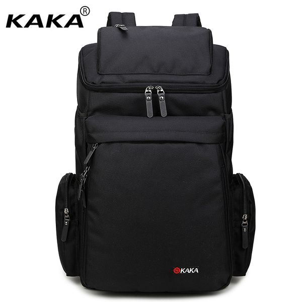 

2018 new kaka brand large capacity waterproof nylon travel men's backpacks 15.6" lapmale backpacking casual luggage bags