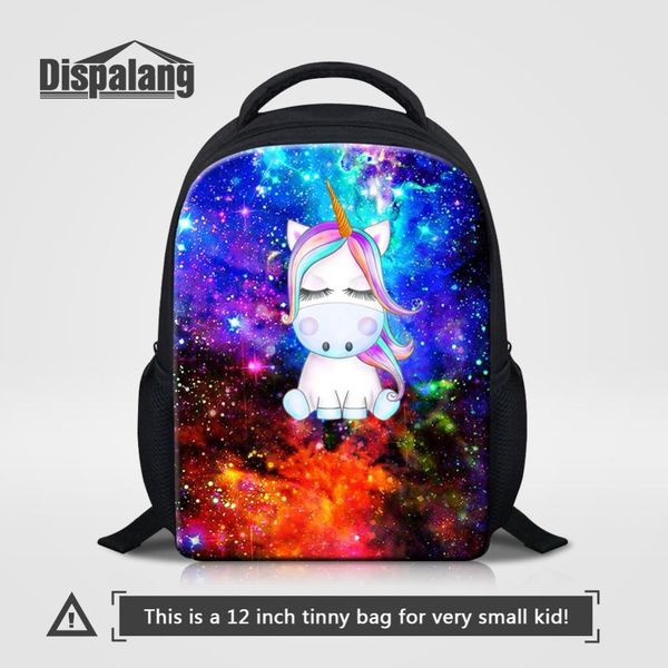 

unicorn on universe space school bag backpacks for kids small kindergarten bookbag child daily casual bagpack baby rucksack pack