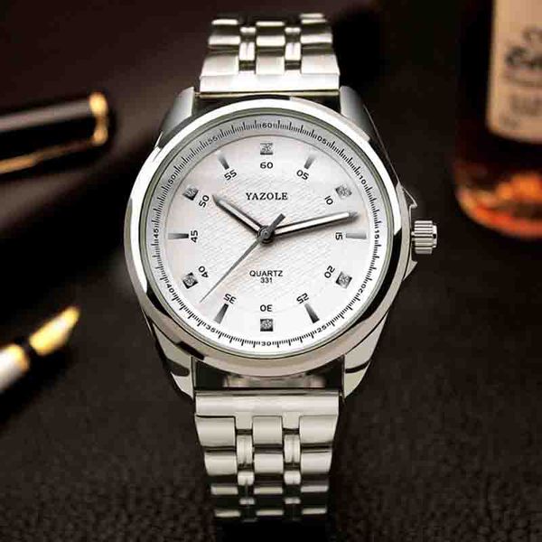 

fashion men's quartz wristwatches luminous waterproof alloy watch steel strap design luxury business clock watches ing, Slivery;brown