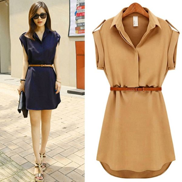 

платье женщины vestidos короткие повседневные платья с коротким рукавом стрейч шифон пр пояса мини платье vestidos, White;black