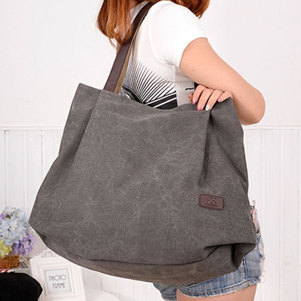 

new simple big capacity design canvas women messenger bag fashion girls handbag shoulder bag d18102303