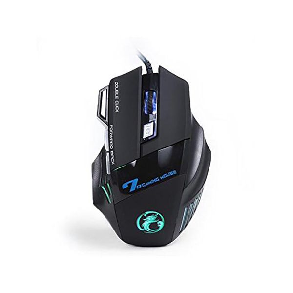 

original imice x7 wired gaming mouse 7 buttons 2400dpi led optical wired cable gamer computer mice for pc lap20pcs