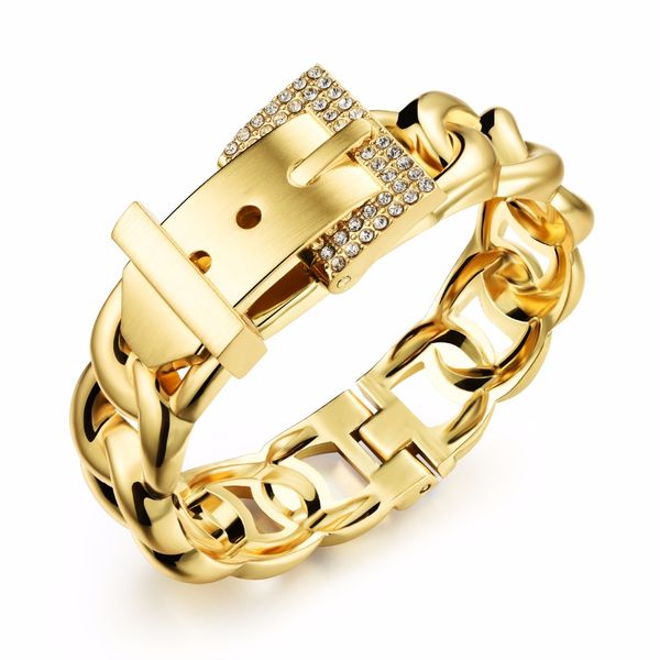 

open bracelet wide version bracelet chain ladies accessories exquisite clothing accessories delicate rhinestones 1pc, Black