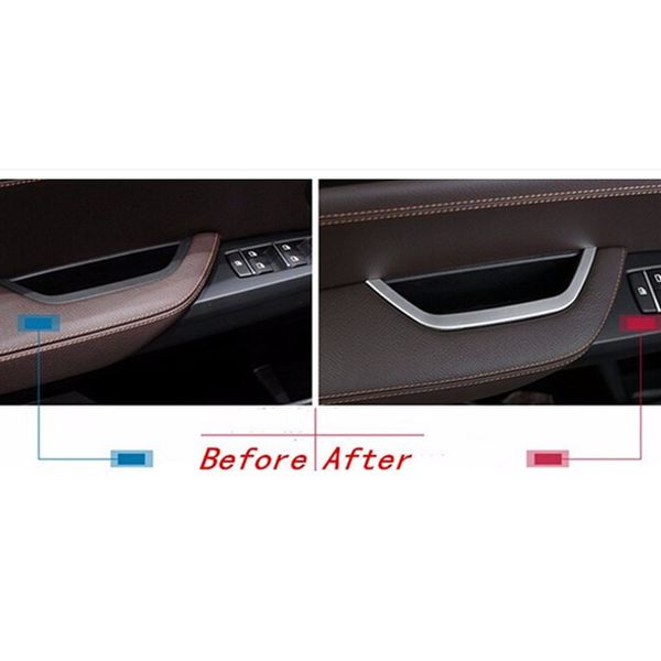 Chrome Principale Drive Porta Bracciolo Scatola di Immagazzinaggio Cornice Decorativa Trim Striscia Per BMW X3 F25 X4 F26 Accessori Auto Sequin300f