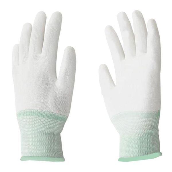 

new sports gloves nylon quilting gloves for motion machine quilting sewing gloves new arrival ig, Blue;gray