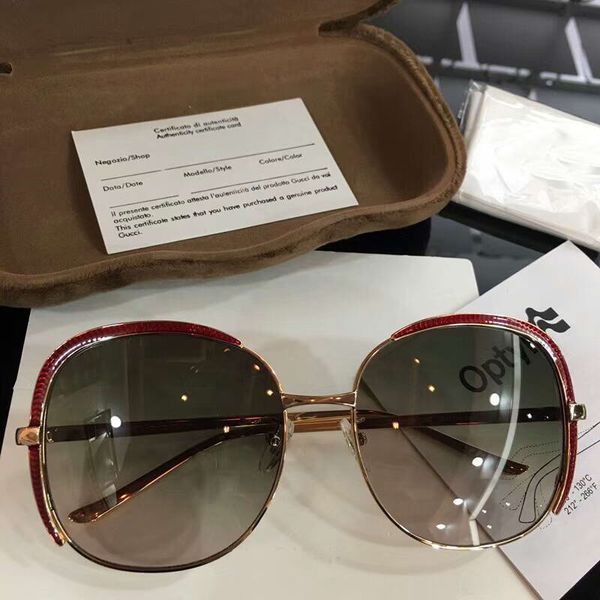 

женщины 0400s красный/серый затененные солнцезащитные очки 0400 sonnenbrille occhiali да единственный роскошный дизайнер солнцезащитные очки, White;black