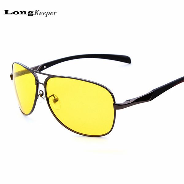 

quality aluminum-magnesium sunglasses drivers night vision goggles anti-glare sunglasses polarized driving glasses z1316, White;black