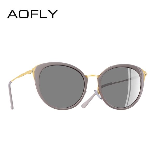 

aofly brand design polarized sunglasses women 2018 fashion ladies cat eye sun glasses eyewear gafas de sol a131, White;black