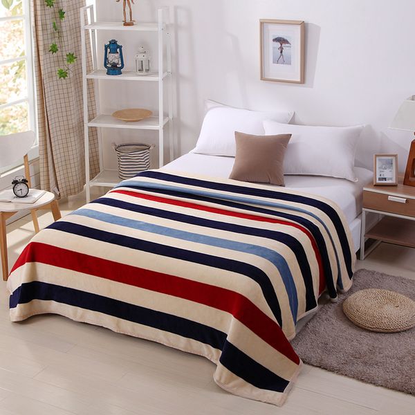 

large cotton blanket, soft autumn and winter series upgrade blanket blanket sofa, home multi-color