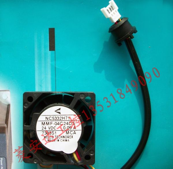 40 MM MMF-04C24DS MCA NC5332H71 24 V 0.09A 3 Fio MMF-04C24DS-MCA Melco fã