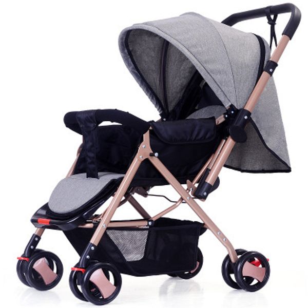 

2017 baby stroller activity & gear multi colors aluminium easily folding baby stroller 3c certification four wheels