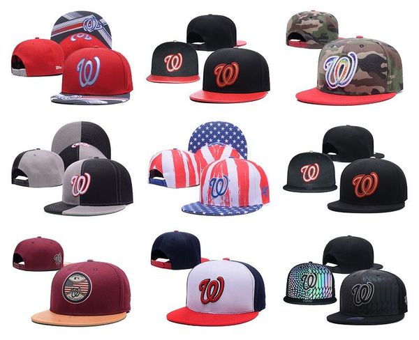 

Оптовая Высокое Качество Национальных Snapback Шляпы Вышитые W Письмо Логотип Команд