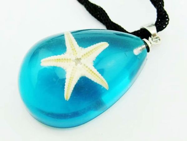 

yqtdmy 12 pcs new blue color drop magic beautiful starfish pendant hot, Slivery;golden