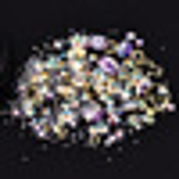 

mixed 3d nail art decoration gold metal edge pearl rhinestones beads gems studs, Silver;gold