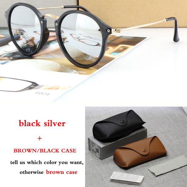 

brand designer 2447 round sunglasses for male and female retro sports sun glasses women men uv400 lenses oculos de sol with brown box, White;black