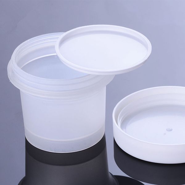 

100g traveel pp white frosted cream cosmetic jar container bottles 1oz white cosmetic packaging fast shipping f372