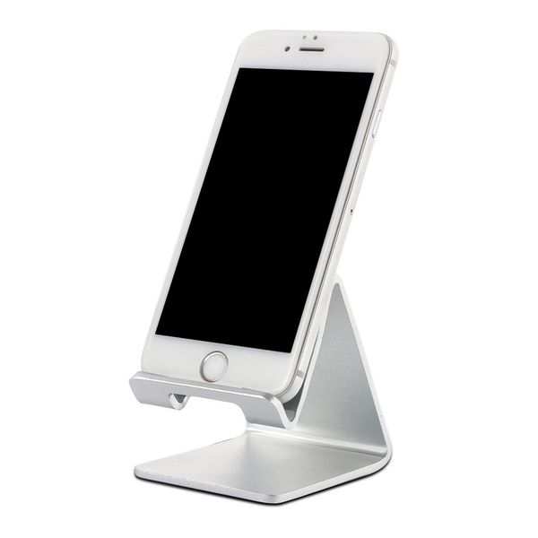 

2018 aluminum metal desktablet holder universal non-slip phone holder for smart mobile and tablet car phone holder