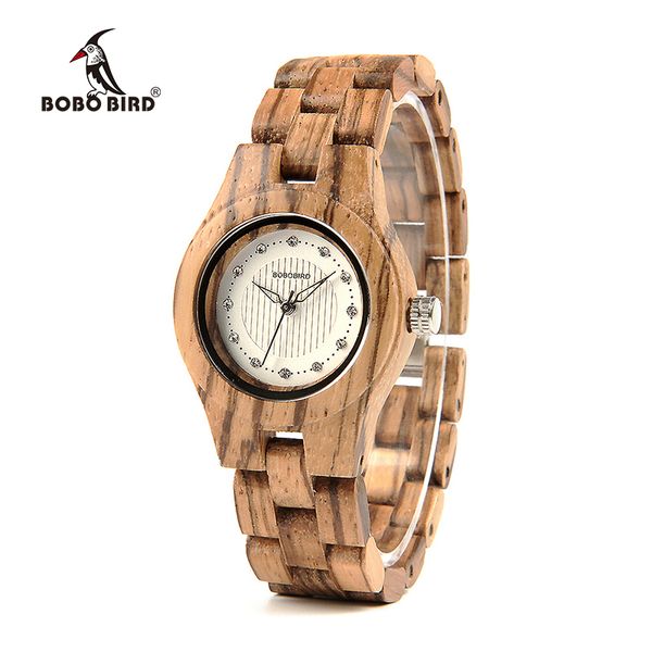 

bobo bird v-o29 brand luxury women unique watch bamboo wooden fashion quartz watches y18102310, Slivery;brown