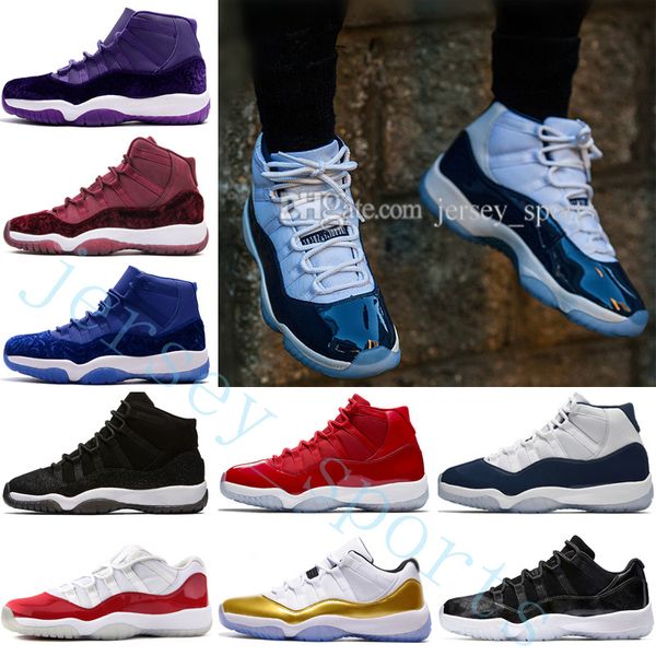 

2018 11 11s gym red midnight navy chicago 11 women men basketball shoes barons prm heiress black stingray sports shoes sneaker trainer