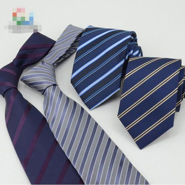 

classic mens ties normal striped neckties for male wedding party business meeting blue color fashion neckware, Blue;purple