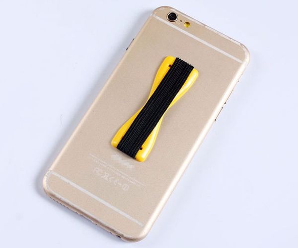 Fascia elastica attaccata al cinturino del telefono cellulare Touch Holder Anello per dito Maniglia per dispositivo con impugnatura a fionda per iPhone 8 X Cellulare 800 pezzi / lotto