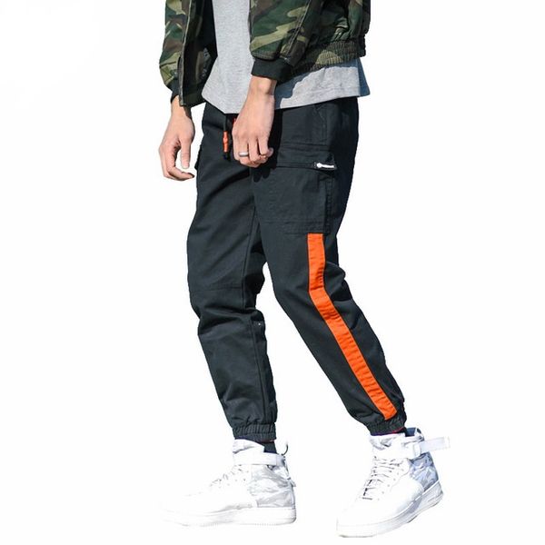 

Гарем Брюки Мужские Хип-Хоп Бегуны Лоскутные Карманы Мужские Повседневные Спортивные Штаны до щиколотки Джастин Бибер Уличная Одежда