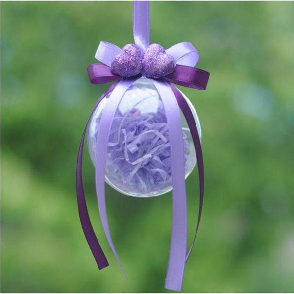 

7cm festive party supplies transparent ball hanging christmas ball baubles clear plastic christmas ornaments for wedding party decoration