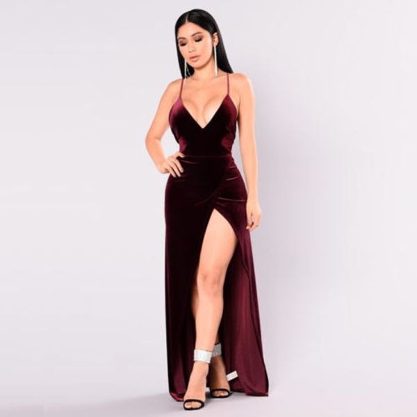 

fashion women's pleuche bodycon bandage party cocktail long dress, White;black
