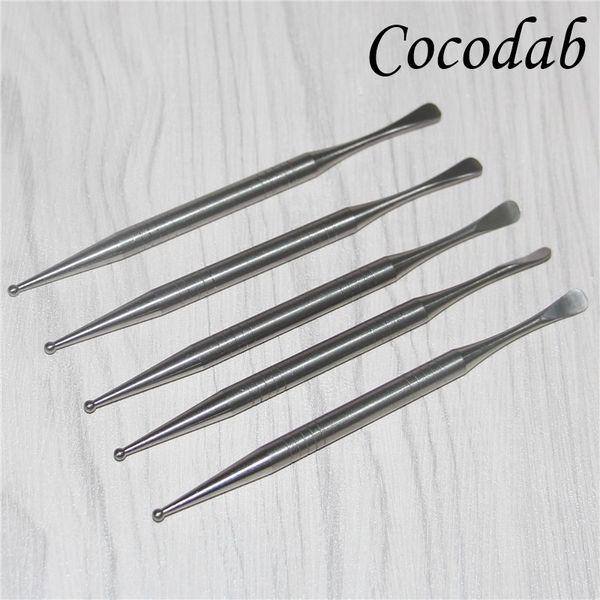 Высокое Качество GR2 Titanium Dabber Инструмент для Масла Воск Titanium Dabbler L 110 мм Ti Dabber Для Стеклянных Бонгов Силиконовые буровые установки